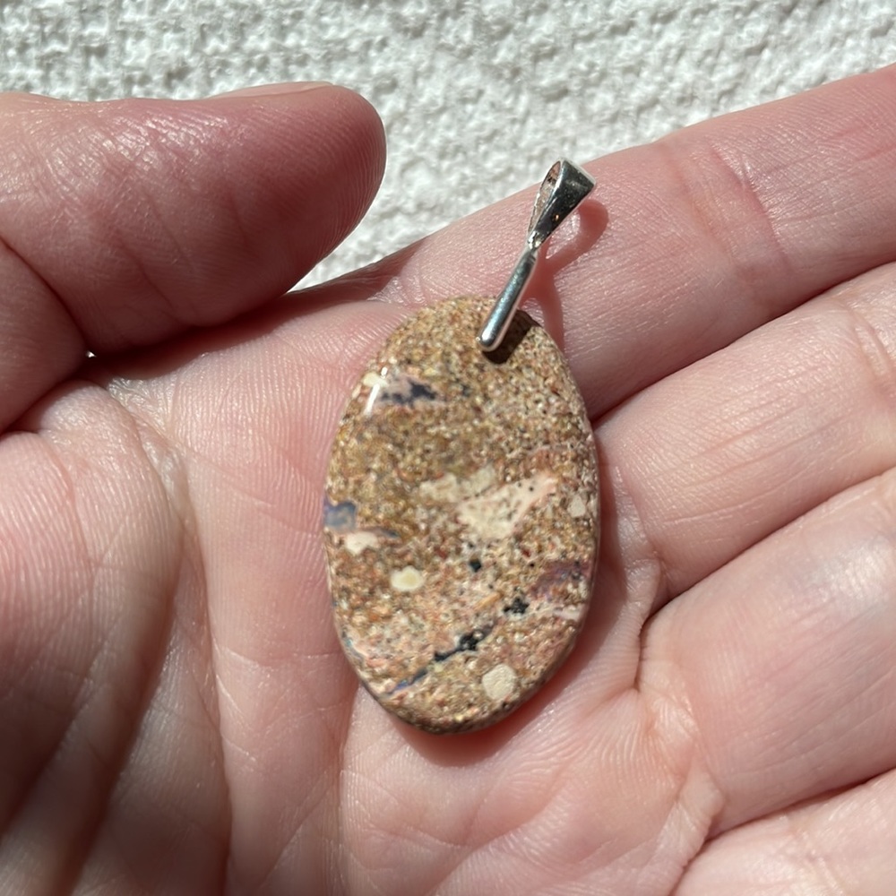 Australian Pipe Opal Pendant View 4